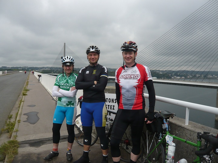 Eoghan, Andreas and Andy reach Brest